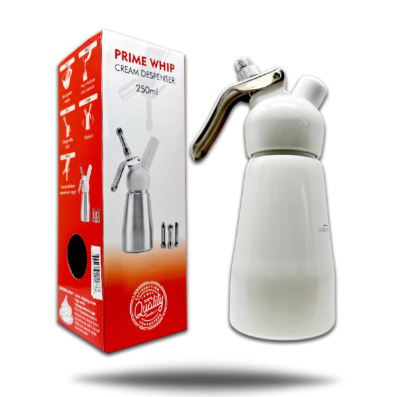 PRIME WHIP CREAM DISPENSER WHIPPED 250ML WHITE Central Smoke Distribution