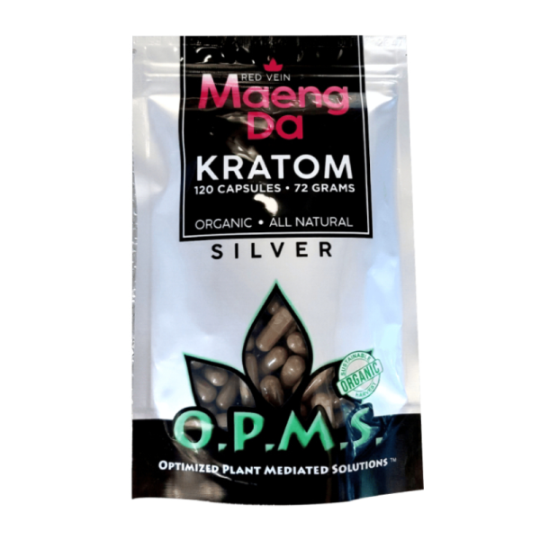 KRATOM O.P.M.S. SILVER 120 CAPSULES