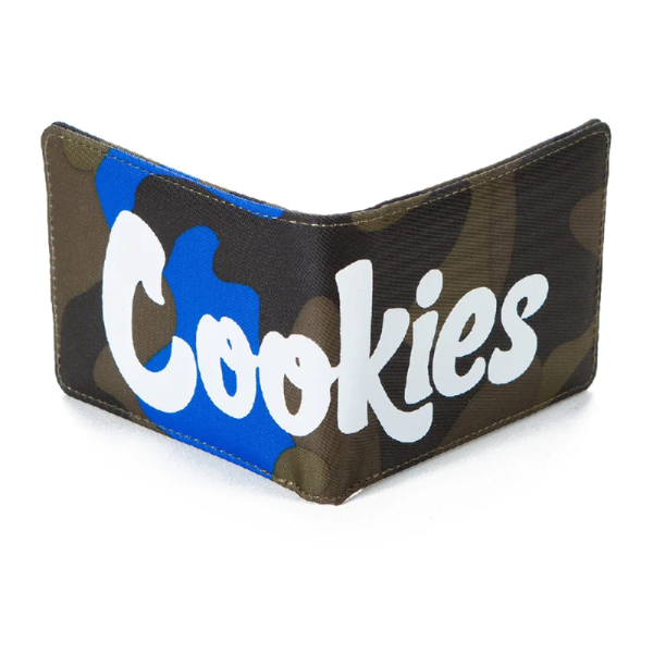 COOKIES NYLON LEATHER BILLFOLD WALLET