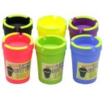 CR EXTINGUISHING ASHTRAY - BOX OF 6 ASSORTED COLORS