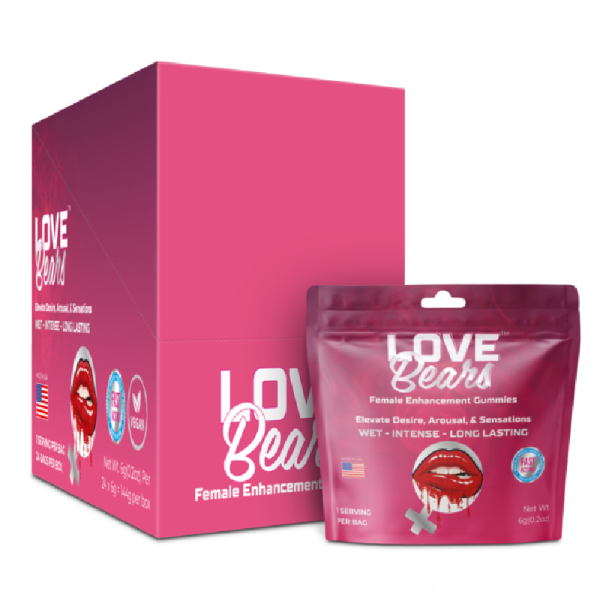 LOVE BEARS ENHANCEMENT GUMMIES BOX OF 24