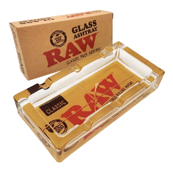 RAW CLASSIC PACK ASHTRAY GLASS