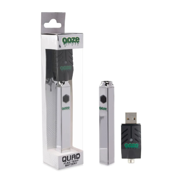 OOZE QUAD FLEX TEMP BATTERY - SILVER