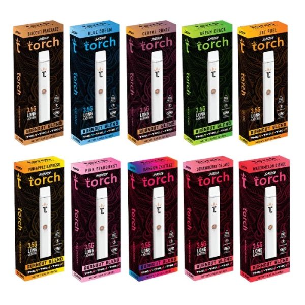 TORCH BURNOUT BLEND 3.5G THC-M THC-A THC-P BOX OF 5