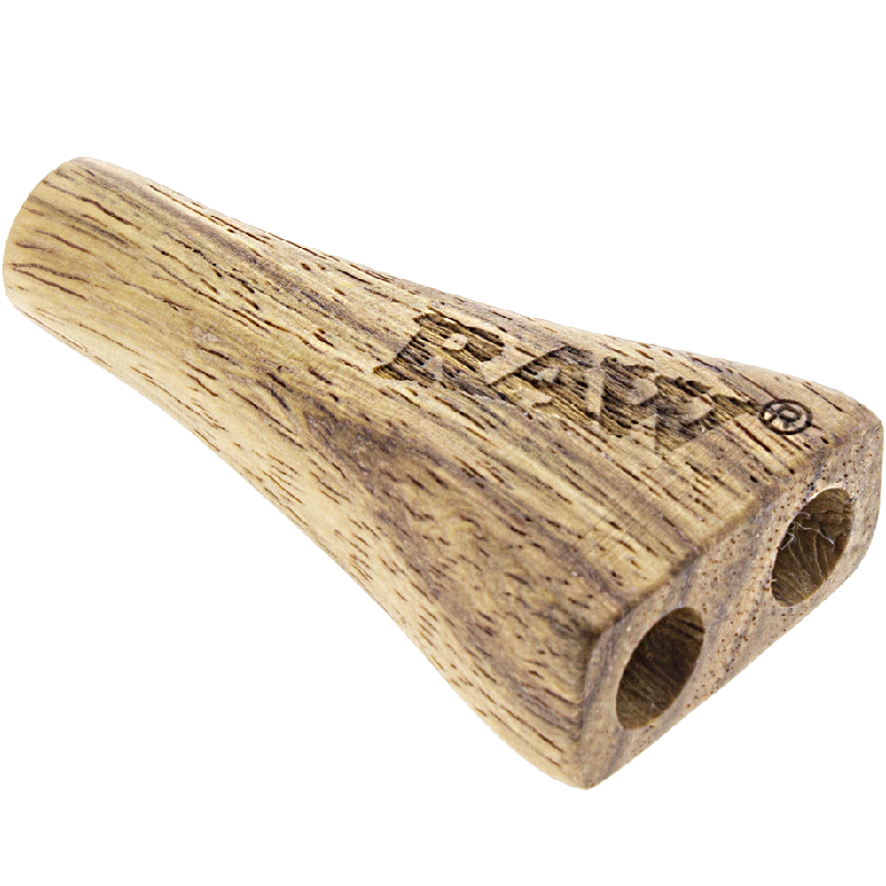 RAW WOODEN CIGARETTE HOLDER DOUBLE BARREL 1 1/4 SIZE – Central Smoke ...