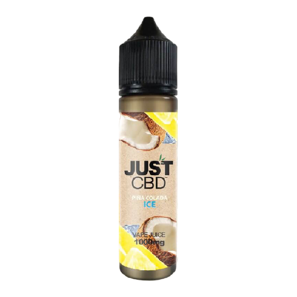 JUST CBD VAPE JUICE 1000MG 60ML - PINA COLADA ICE