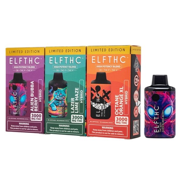 ELFTHC HIGH POTENCY BLEND DISPOSABLE BOX OF 5