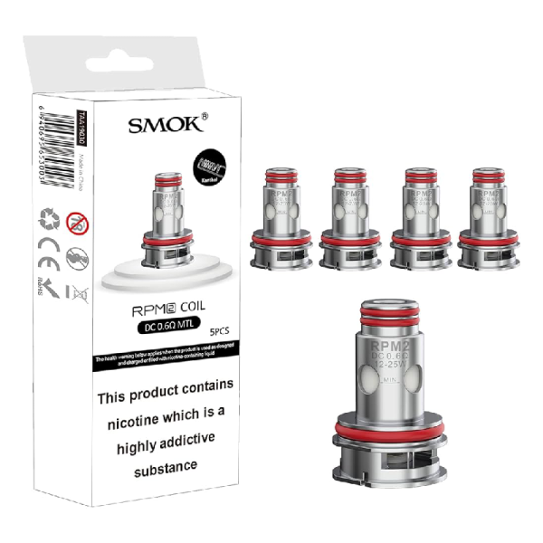 SMOK RPM 2 COIL 5PCS - DC 0.60 OHMS MTL