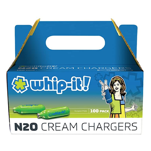 WHIP IT! N20 CREAM CHARGERS - 100 PACK