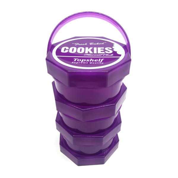 COOKIES STASH CONTAINER STACKABLE STORAGE JAR
