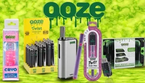 Vape Pens and Accessories by Ooze – distributed by Central Smoke Distro