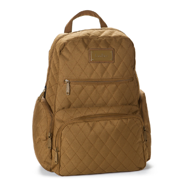 COOKIES V4 QUILTED BACKPACK - BROWN