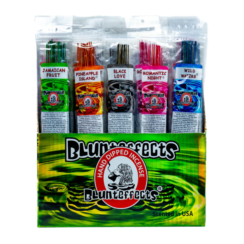 BLUNT EFFECTS INCENSE STICKS BOX LARGE BOX OF 25 Central Smoke