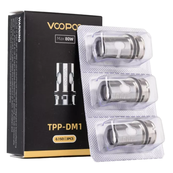 VOOPOO COILS 3PCS - TPP-DM1 0.15 OHMS