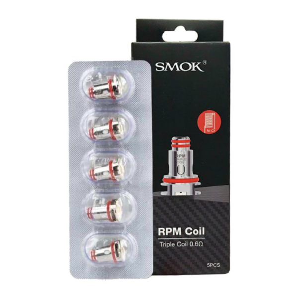 SMOK RPM COIL 5PCS - TRIPLE COIL 0.60 OHMS