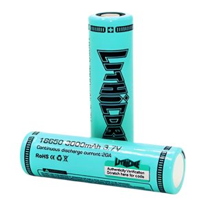 LITHICORE BATTERY 18650 BOX OF 12