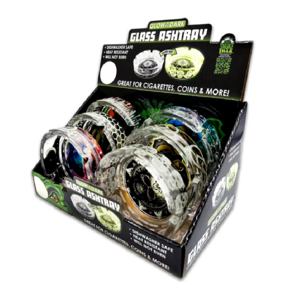 SMOKEZILLA ASHTRAYS BOX OF 6 - 20120
