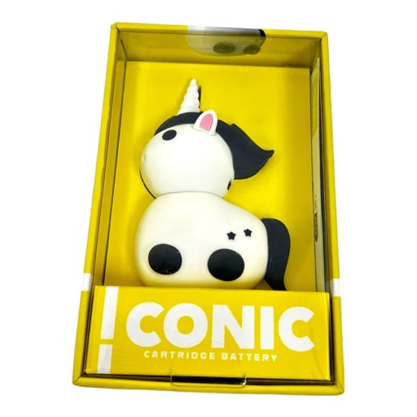 CONIC CARTRIDGE BATTERY - UNICORN WHITE