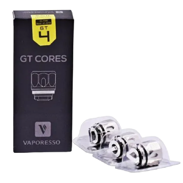 VAPORESSO GT CORES COILS 3PCS - GT 4 0.15 OHMS