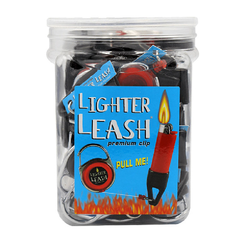 LIGHTER LEASH BOX LIGHTER CLIP & JAR BOX OF 30