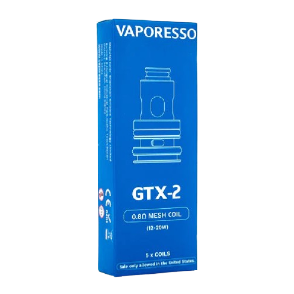 VAPORESSO GTX-2 COIL 5PCS - 0.80 OHMS MESH