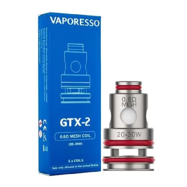 VAPORESSO GTX-2 COIL 5PCS - 0.60 OHMS MESH