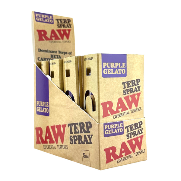 RAW TERP SPRAY 5ML BOX OF 8 - PURPLE GELATO
