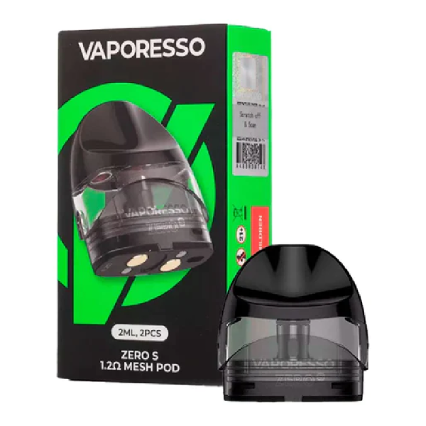 VAPORESSO ZERO POD 2PCS - 1.2 OHMS MESH 2ML