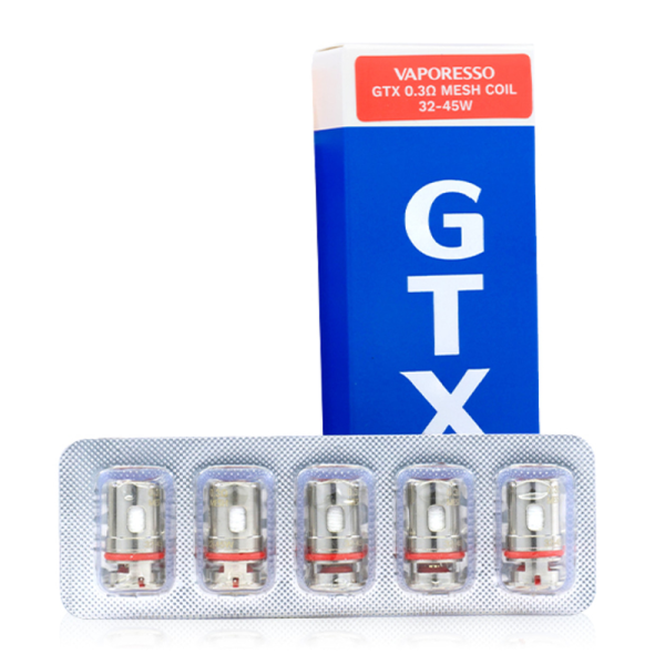 VAPORESSO GTX-2 COIL 5PCS - 0.30 OHMS MESH