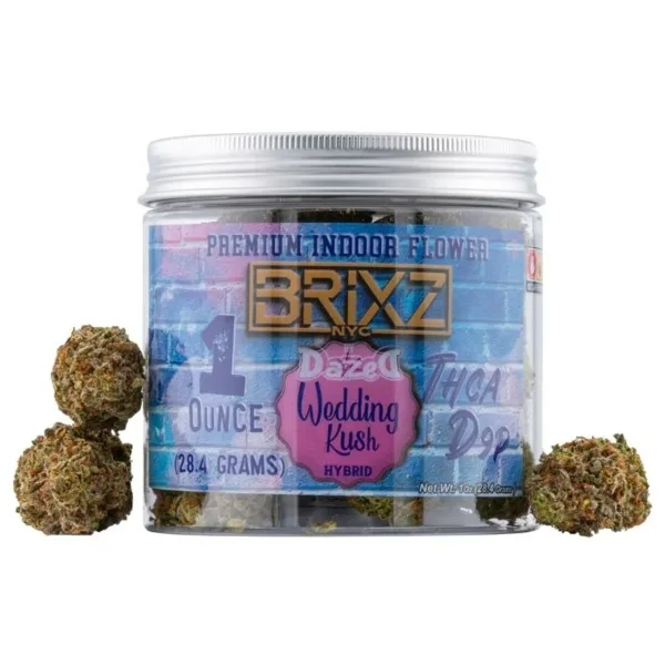 BRIXZ NYC X DAZED 1 OUNCE FLOWER BOX OF 20 - WEDDING KUSH HYBRID