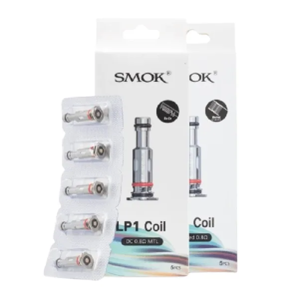 SMOK LP1 COIL 5PCS - DC 0.80 OHMS MTL