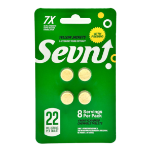 SEVN 7-HYDROXY+PSEUDO PURE EXTRACT 7X ULTRA STRENGTH TABLETS - 22MG
