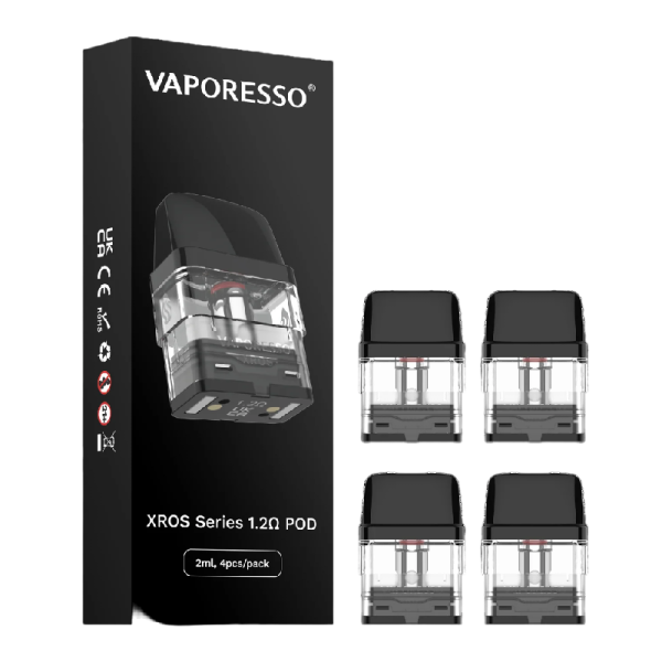 VAPORESSO XROS SERIES POD 4PCS - 1.2 OHMS MESH