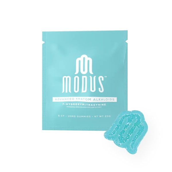 MODUS ADVANCED KRATOM ALKALOIDS 7-HYDROXYMITRAGYNINE GUMMIES BOX OF 5 - 10MG 5CT BLUE RAZZ