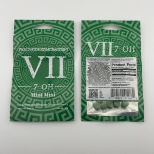 VII PURE 7-HYDROXYMITRAGYNINE TABLET - 18MG 10CT GREEN MINT MINI