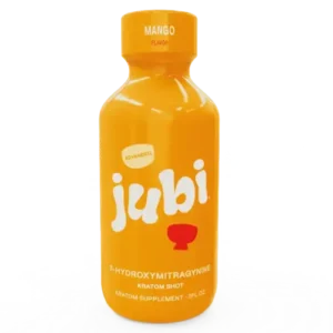 JUBI ADVANCED 7-HYDROXYMITRAGYNINE KRATOM SHOTS BOX OF 12 - MANGO