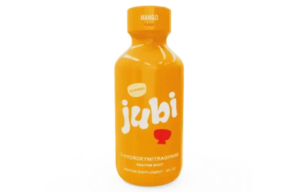 JUBI ADVANCED 7-HYDROXYMITRAGYNINE KRATOM SHOTS BOX OF 12 - MANGO