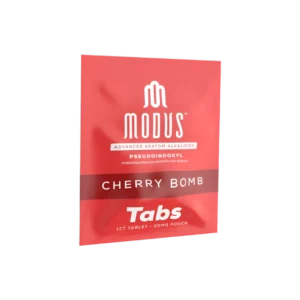MODUS ADVANCED KRATOM ALKALOIDS PSEUDOINDOXYL 20MG 1CT TABLET POUCH - CHERRY BOMB BOX OF 25
