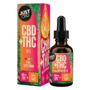 JUST CBD+THC OIL 2400MG CBD/150MG THC