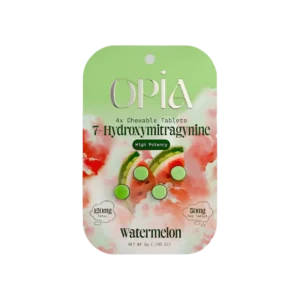 OPIA 7-HYDROXYMITRAGYNINE CHEWABLE TABLETS 30MG 4CT - WATERMELON BOX OF 10