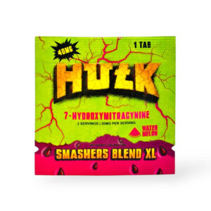 HULK 7-HYDROXYMITRAGYNINE SMASHERS BLEND XL TABLETS 40MG 1CT - WATERMELON BOX OF 30