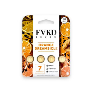 FVKD SEVEN 7-HYDROXY TABLET 18MG 4CT - ORANGE DREAMSICLE BOX OF 10