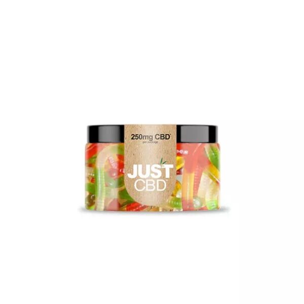 JUST CBD GUMMIES 250MG - WORMS