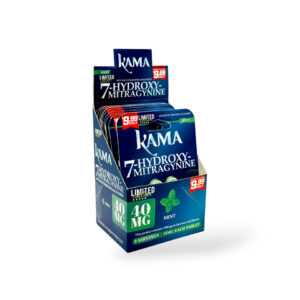 KAMA ADVANCED KRATOM ALKALOIDS - 7-HYDROXYMITRAGYNINE 10MG 4CT TABLETS - MINT BOX OF 10
