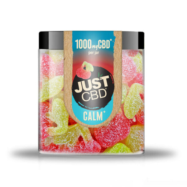 JUST CBD CALM GUMMIES 1000MG - SUGAR FREE SOUR CHERRY