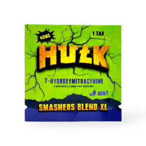 HULK 7-HYDROXYMITRAGYNINE SMASHERS BLEND XL TABLETS 40MG 1CT - MINT BOX OF 30