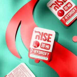 RISE 7-HYDROXYMITRAGYNINE SUPER STRENGTH CHEWABLE TABLET 30MG 1CT - UNFLAVORED BOX OF 25