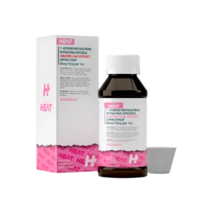 STRAIGHT HEAT 7-HYDROXYMITRAGYNINE KRATOM EXTRACT SIPPIN SYRUP 60MG 4OZ - WATERMELON