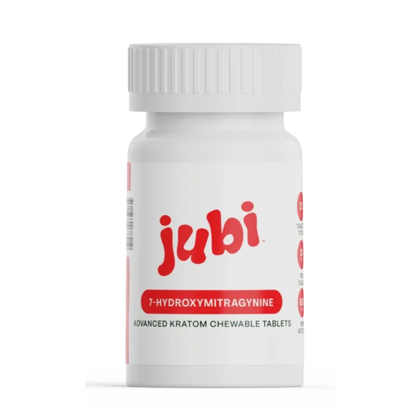 JUBI ADVANCED KRATOM 7-HYDROXYMITRAGYNINE TABLETS - 30MG 20CT BOTTLE