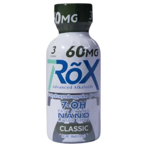 7ROX ADVANCED ALKALOIDS 7-HYDROXYMITRAGYNINE SHOTS 30ML 60MG - CLASSIC BOX OF 12